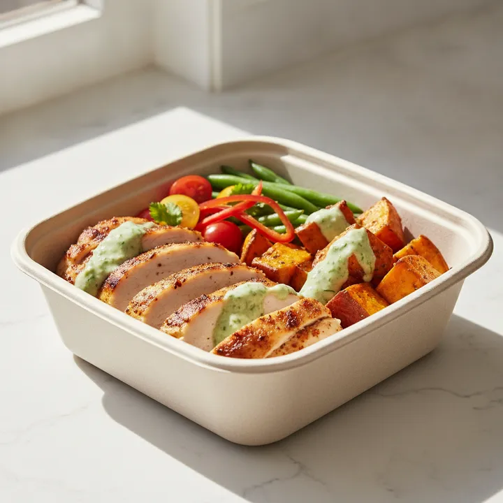 Mild Chili Spiced Chicken & Sweet Potato